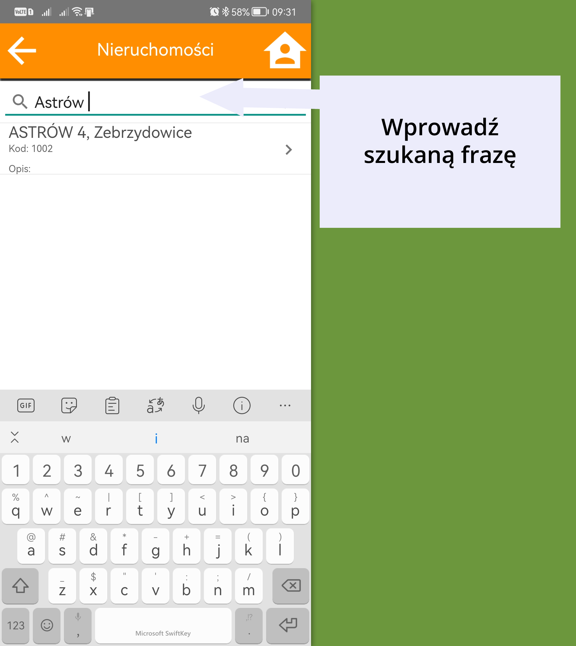 lista nieruchomośc - wyszukiwaniei.fw